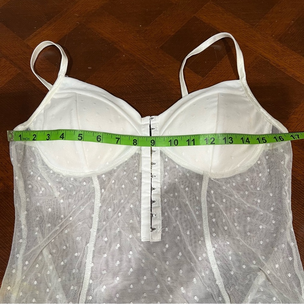 Bozzolo Cream Sheer Bodysuit - Picture 11 of 16